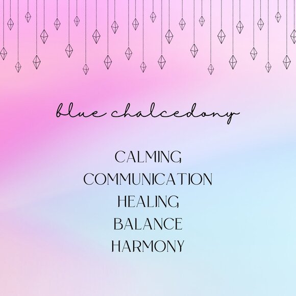 Druzy Blue Chalcedony Point C - Picture 5 of 5